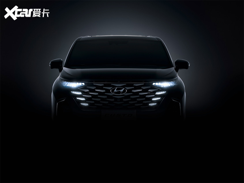 北京现代库斯途预告图 对标GL8/赛那等