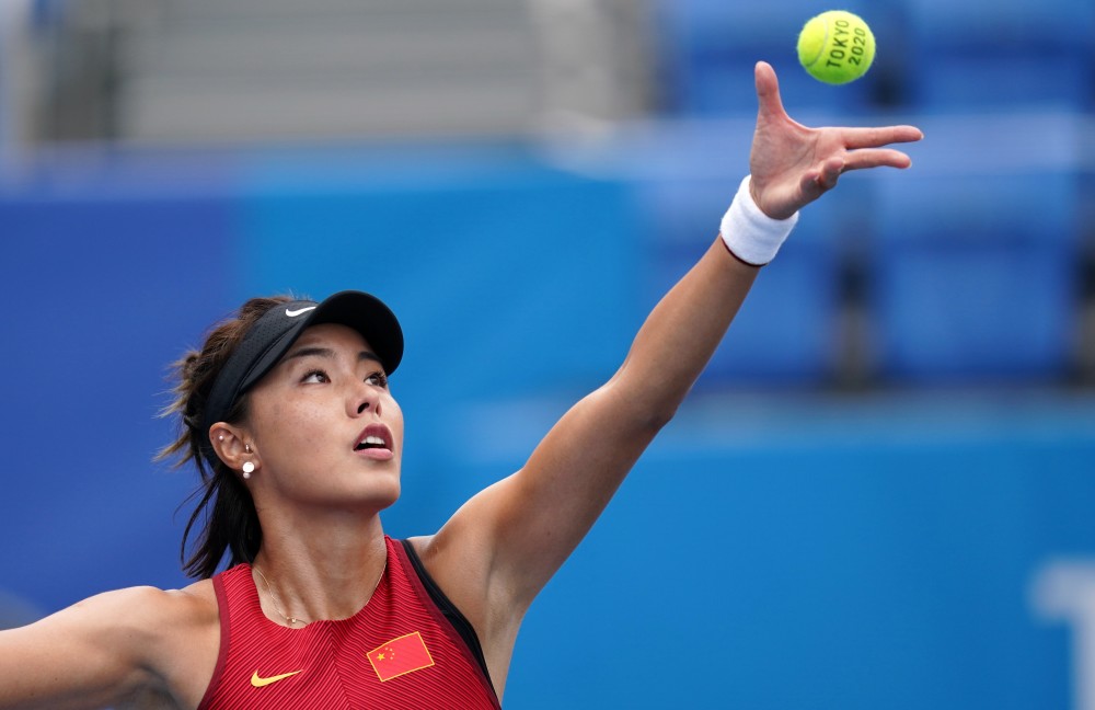 东京奥运会网球女子单打王蔷不敌穆古拉扎