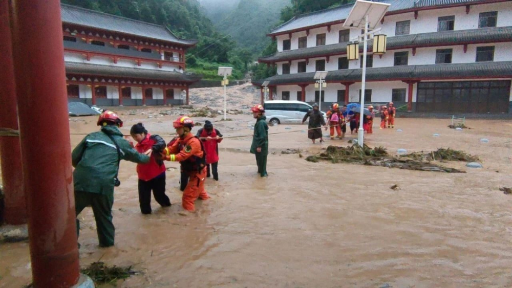 陕西洛南县722特大暴雨洪涝灾害最新受灾情况