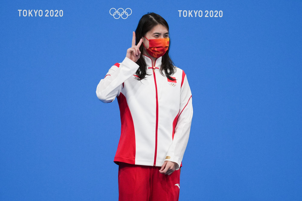 前游泳队总教练陈运鹏张雨霏了不起李冰洁未来可期