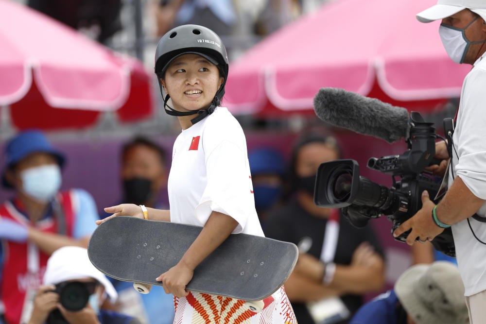 滑板综合:日本"z世代"包揽街式赛金牌 16岁曾文蕙女子位列第六_腾讯