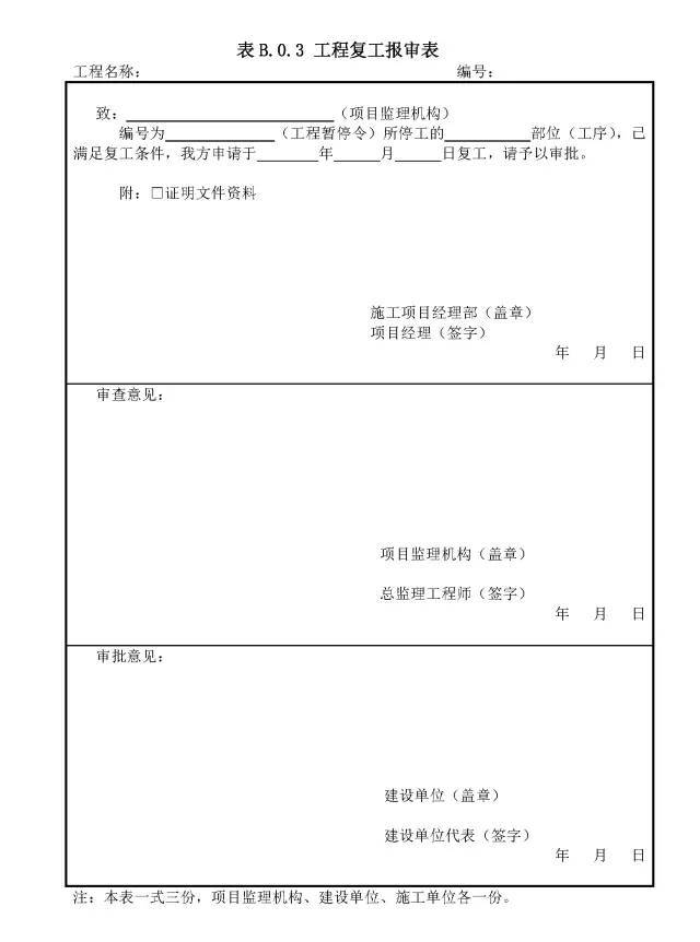 監理簽字審批意見史上最標準版