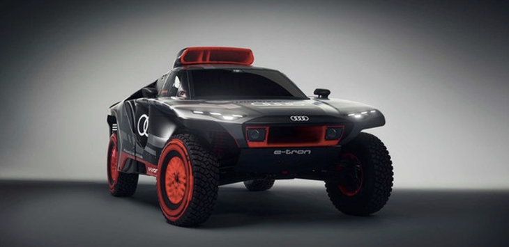 红黑配色炫酷外形加持 奥迪RS Q e-tron将亮相达喀尔拉力赛