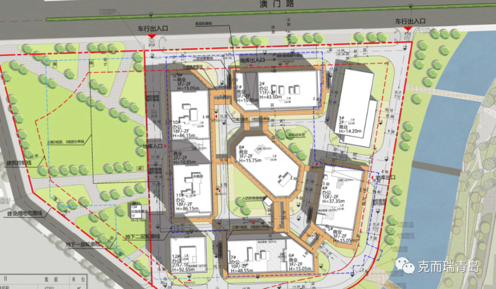 胶州龙湖昱城商务办公地块规划方案出炉总建面1615万方