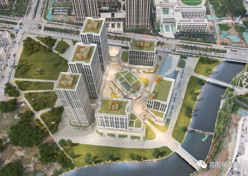 胶州龙湖·昱城商务办公地块规划方案出炉 总建面16.15万方_腾讯新闻