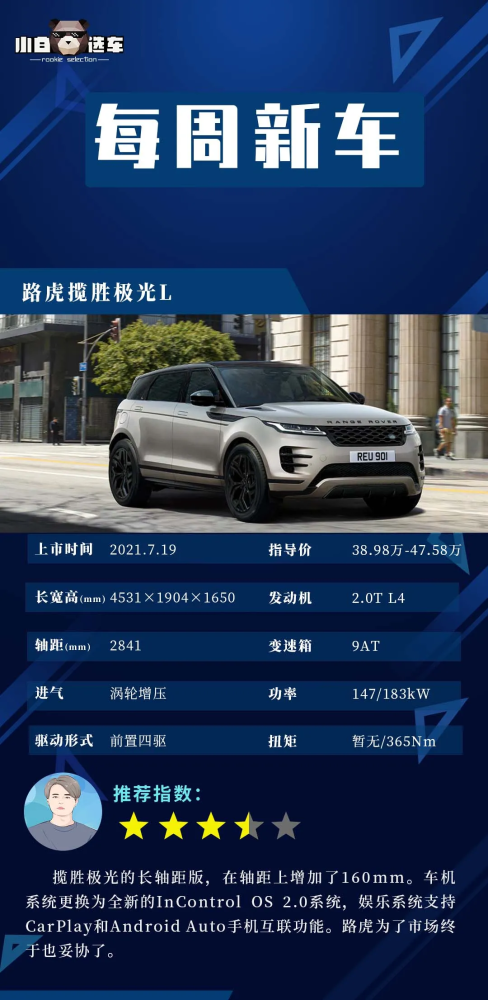 13万起的2.0T星越L、加长的揽胜极光和城市版坦克300怎么选？