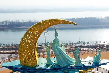 湖南"高颜值"公园,占地约15万平米,拥有22米高雕塑,免费开放