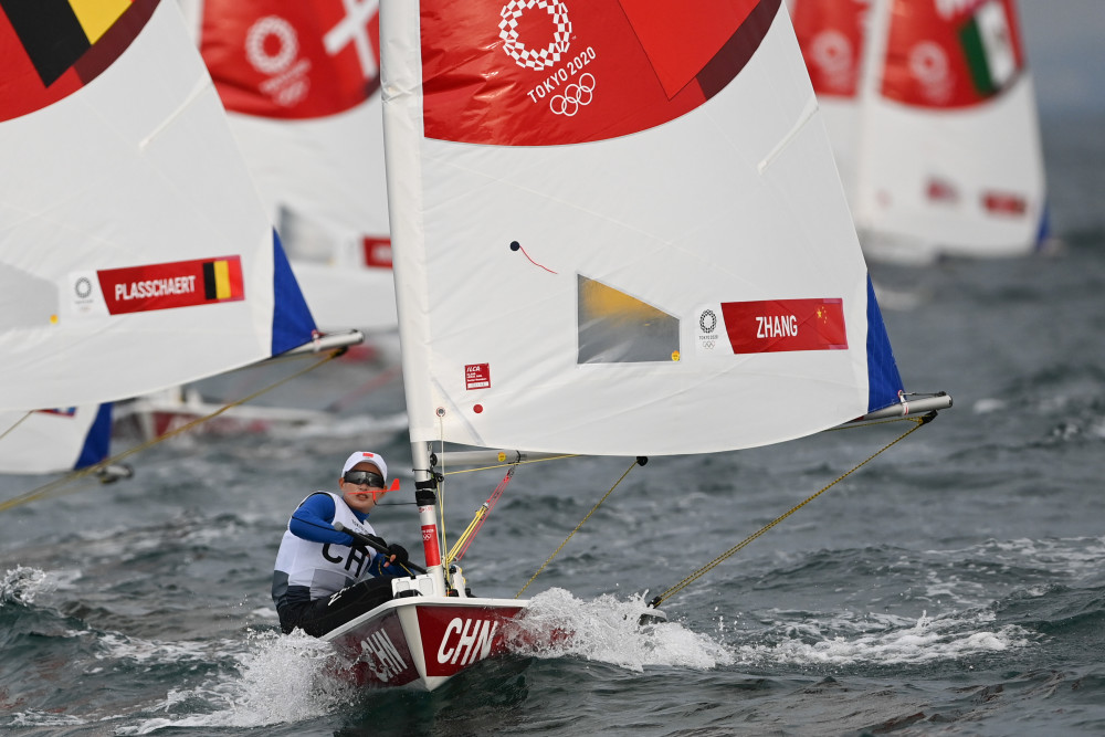 东京奥运会帆船帆板第二日赛况