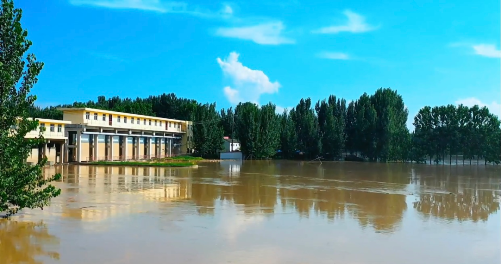 看看老家扶沟的洪水有多大图