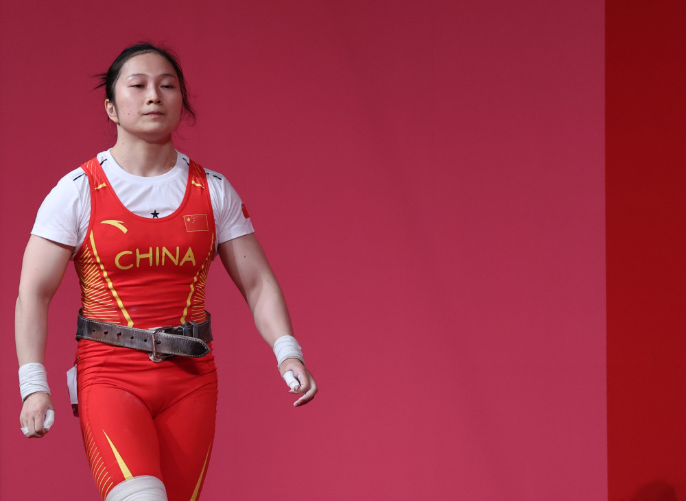 东京奥运会举重女子55公斤级中国选手廖秋云获得银牌
