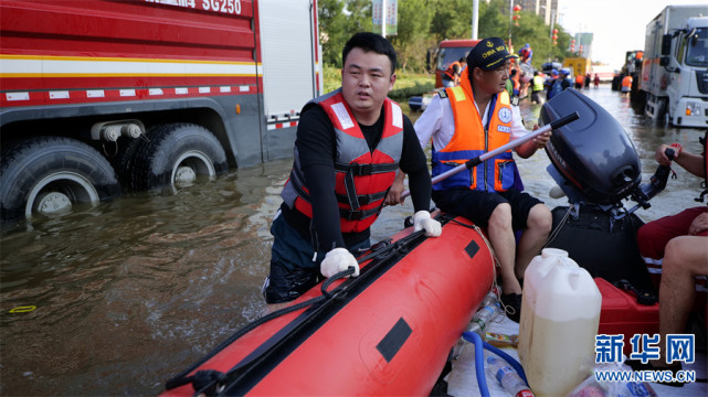河南卫辉救援进行时