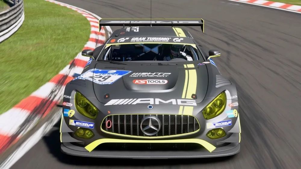 【車模】地表最強奔馳 amg gt3_騰訊新聞