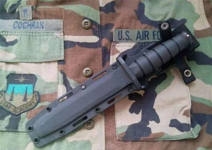 美国卡巴1214标准战术半齿直刀