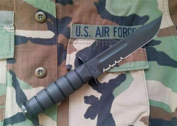 美国卡巴1214标准战术半齿直刀