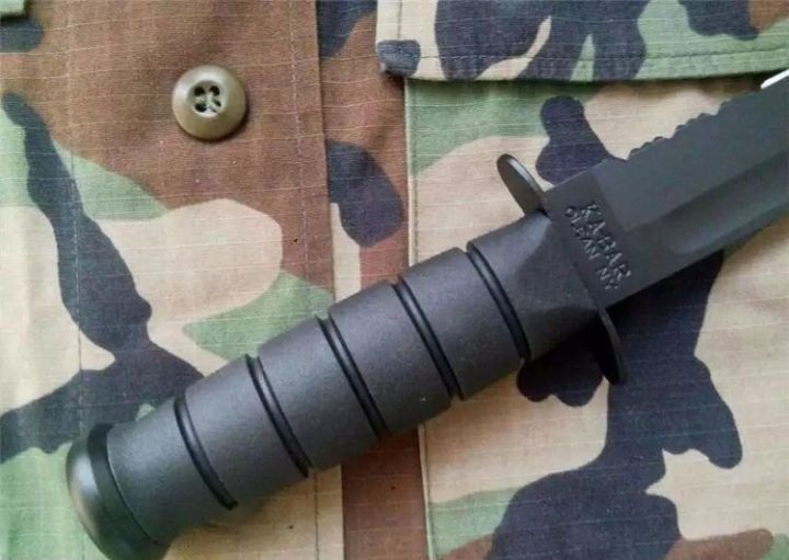 美国卡巴1214标准战术半齿直刀