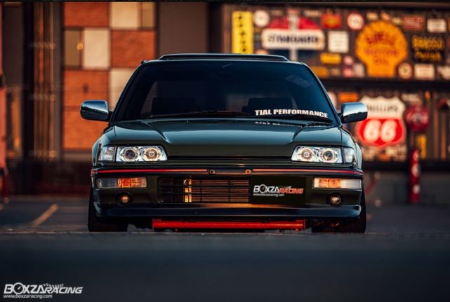 方方正正的4代思域,改装完又是另外一种感觉