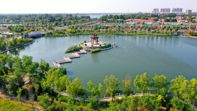 邢台南宫湖公园图片