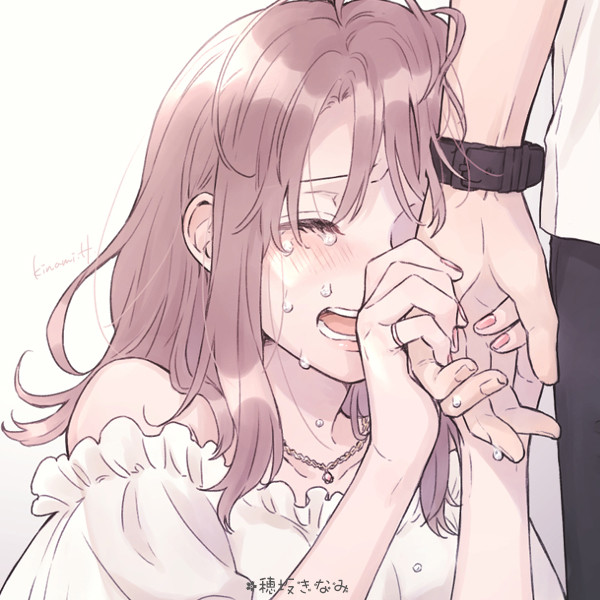 抑郁哭泣女生动漫头像_腾讯新闻