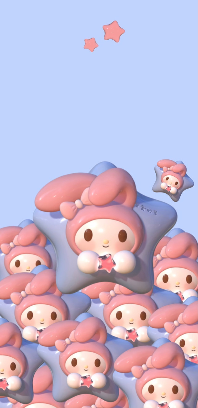 可爱壁纸#三丽鸥锁屏套图