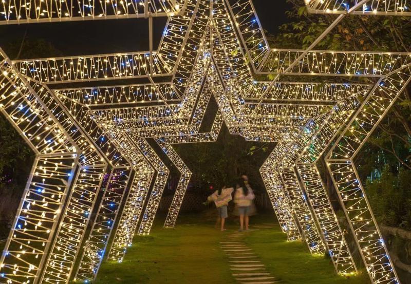 泡泡派对动物开会森林灯光秀上海近郊有个孩子们的童趣乐园