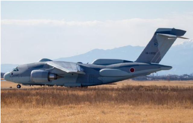 图为日本用c2运输机改装的电子侦察机近期,日本媒体报道,日本将在今年