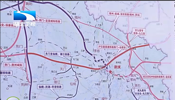洪湖铁路规划图图片