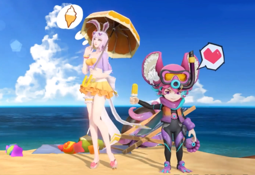 李元芳新星元皮肤特效亮相八爪鱼也会喷水1元充值福利上线蜜橘之夏