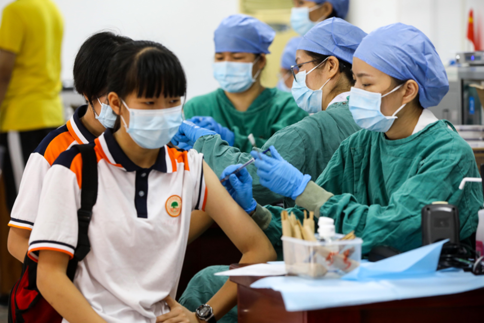 新冠疫苗接种学生专场开打多图带你直击现场