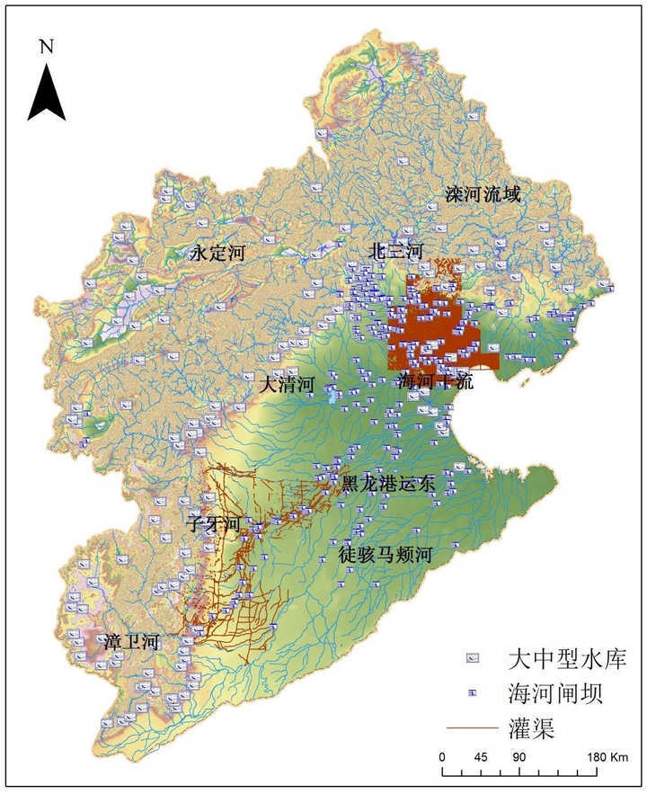 海河只位於天津其實河南北部都屬於海河流域它比華北平原還大
