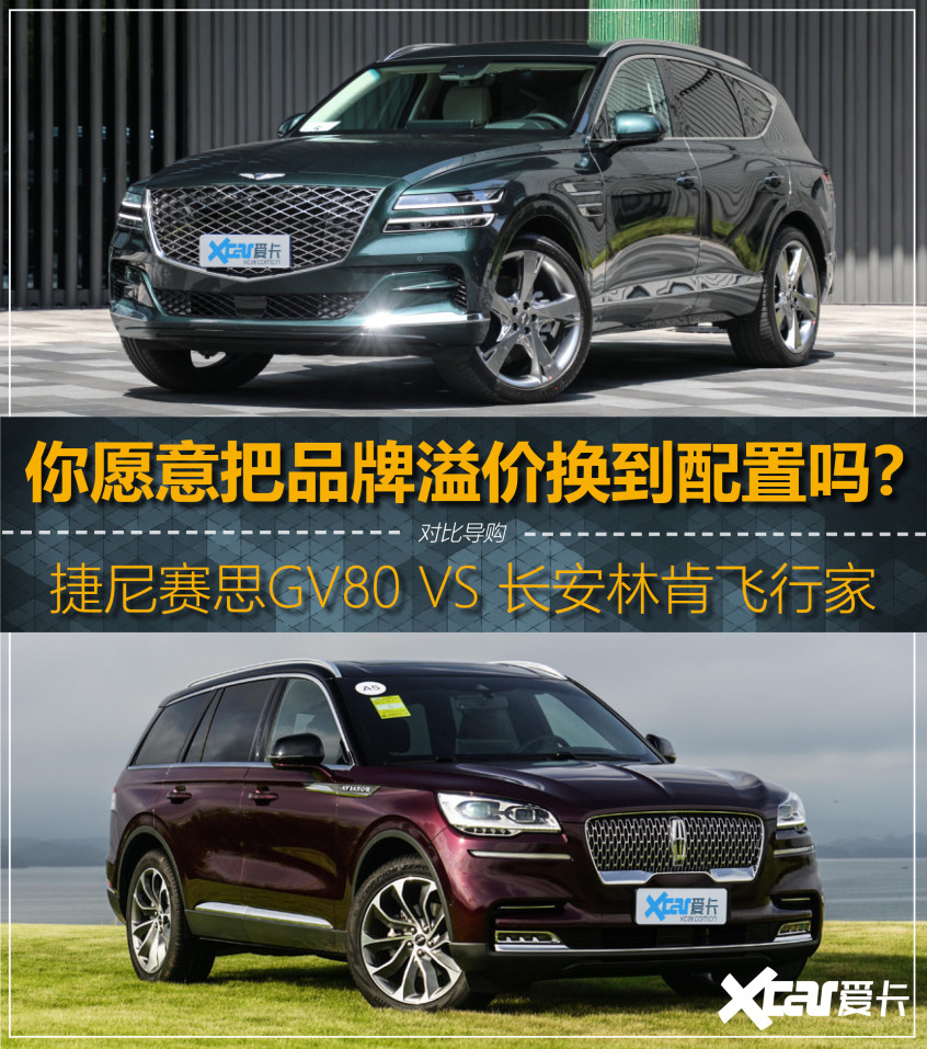 年轻 豪华 有排面 GV80/飞行家双车对比