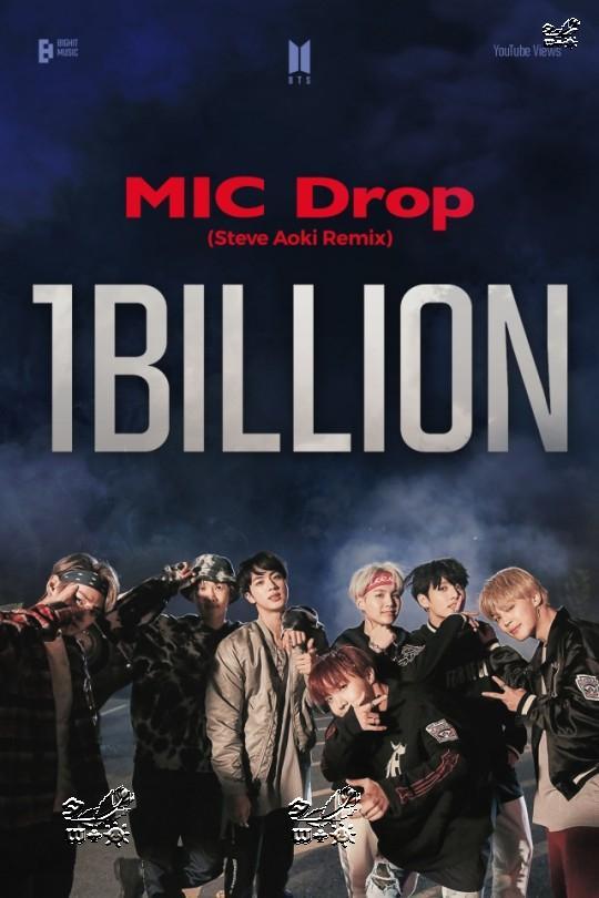 bts防弹少年团micdropremixmv点击率突破10亿次