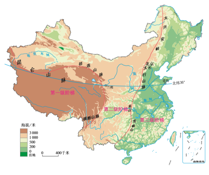 我國36條重要地理分界線附大量中國地圖