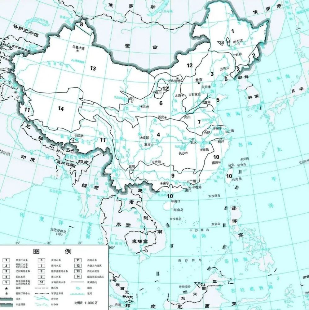 我國36條重要地理分界線附大量中國地圖