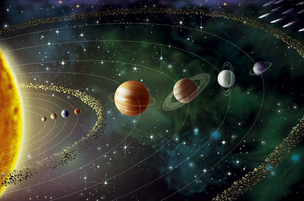 太阳系九大行星英文
