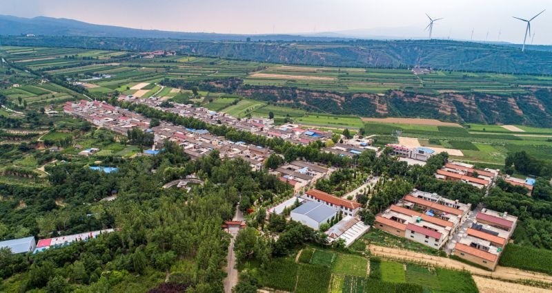 夏县庙前镇西村田园风光秀美