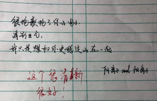 初中學霸情書走紅網絡老師也被深深感動學渣卻有些懵