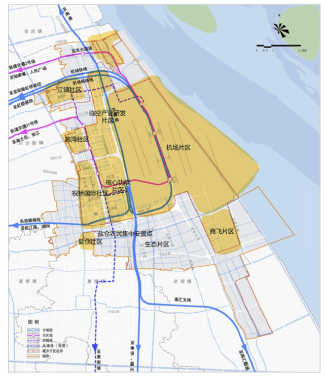 上海东站也在上海2035总规中被划出了,并日渐明确,祝桥地区可以说是