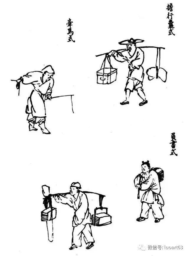 山水画点景人物图谱这样画传统你得学