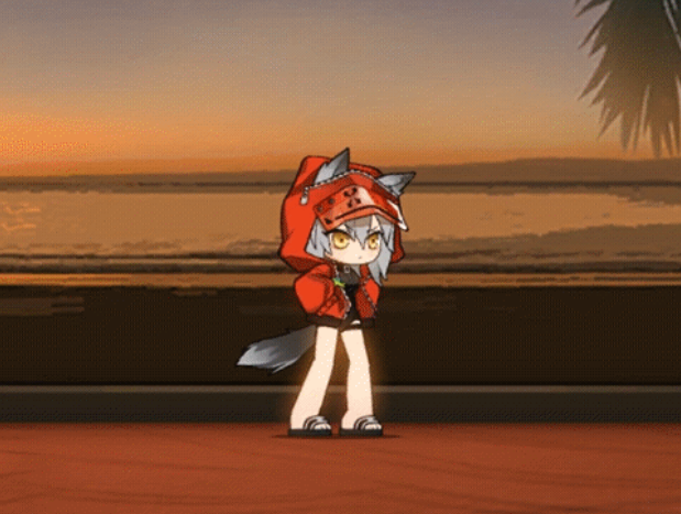 明日方舟:5星特种红泳装皮公开,套头衫还能露出2个耳朵,整体酷且萌