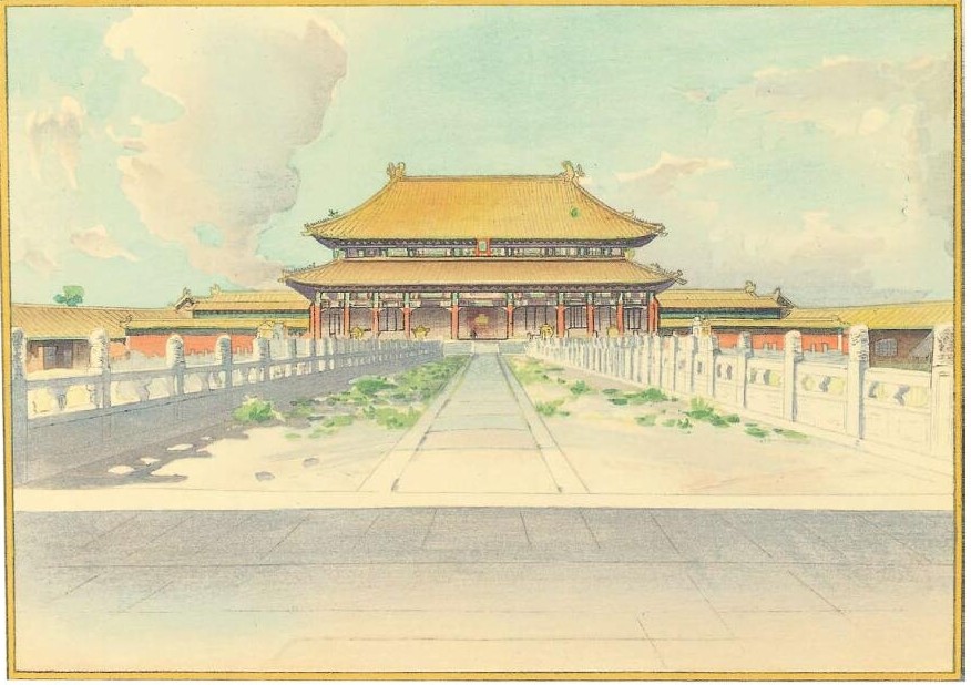 手绘紫禁城惊艳了120年时光的中国建筑手稿