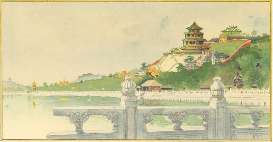 手绘紫禁城惊艳了120年时光的中国建筑手稿