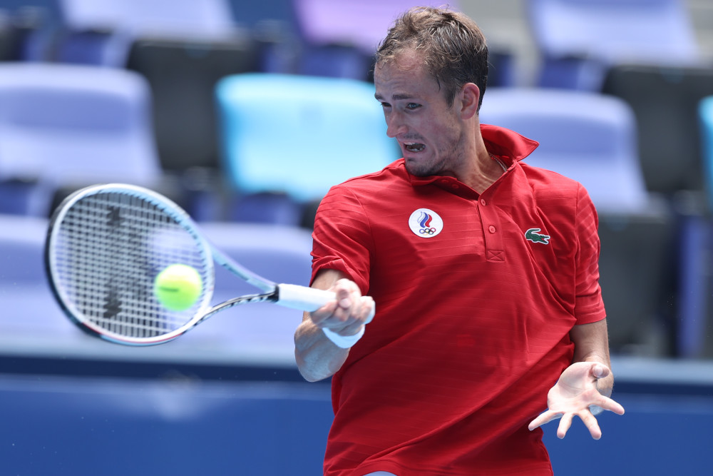 (东京奥运会)网球——男子单打:梅德韦杰夫晋级