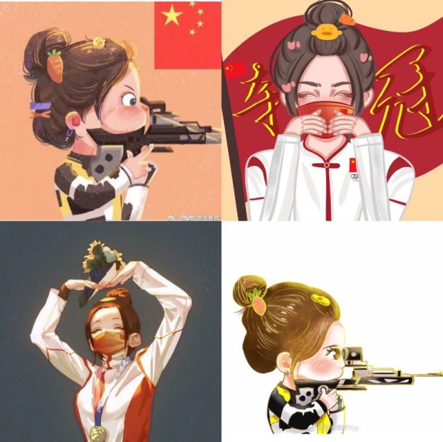 只恨自己不会画画全给我进收藏夹换个方式看奥运甜就完了