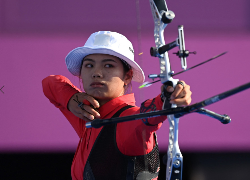 奥运-射箭女子个人赛 中国选手龙晓清0-6告负无缘16强
