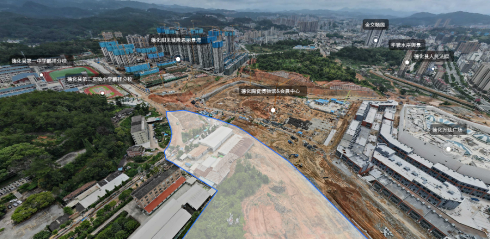 04号地块地处德化城西片区,在建的国际陶瓷艺术城,万达广场(将于