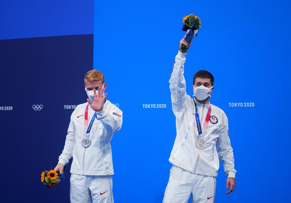 东京奥运会跳水男子双人三米跳板决赛赛况2