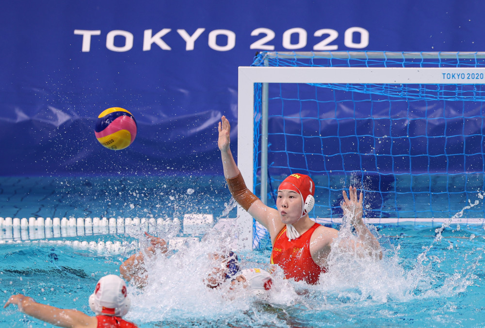 (东京奥运会)水球——女子预赛:中国胜日本