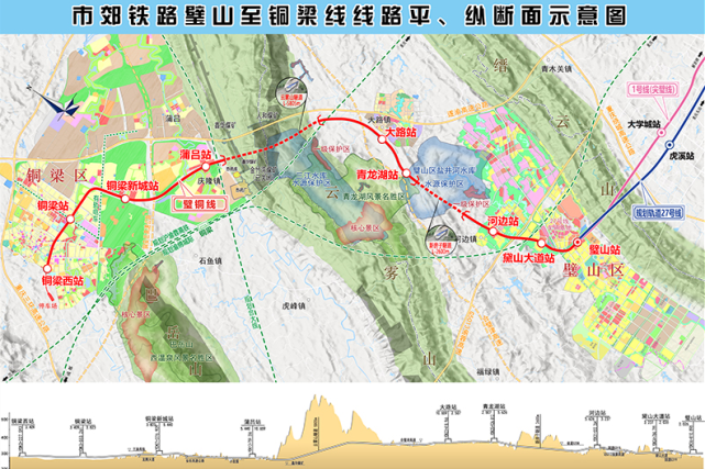 重庆又有新规划一条市域快线正在建设中全长375千米