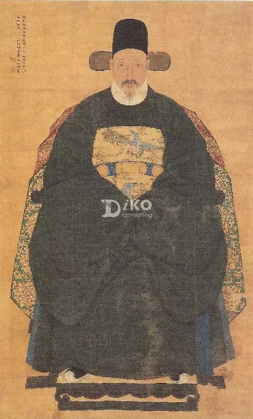 南以雄畫像,1627年(上)和1706年更麻煩的還有,明朝賜服裡的很多東西