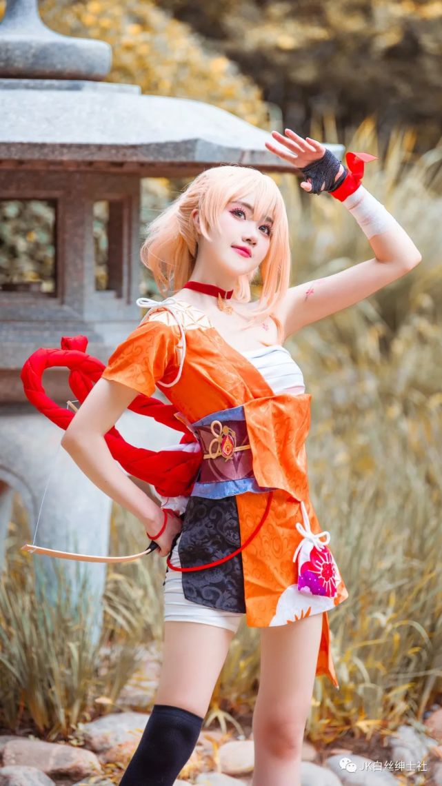 cos:原神宵宫cos正片@舟小沙